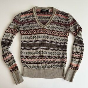 Lauren ralph Lauren sweater khaki tan size xs